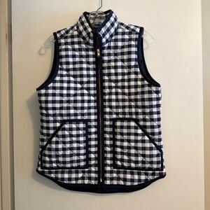 J. Crew Factory Gingham Vest